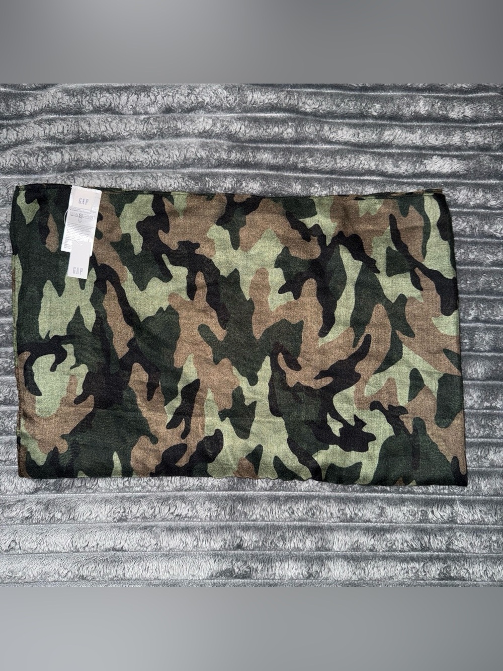 NWT GAP Camo Scarf Green, Brown, Black